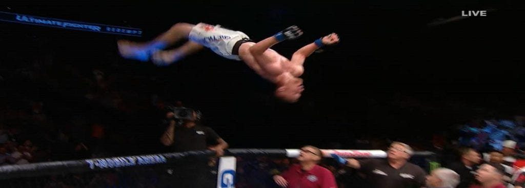 Gaethje backflip cover