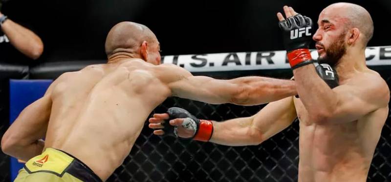 Aldo gana Moraes