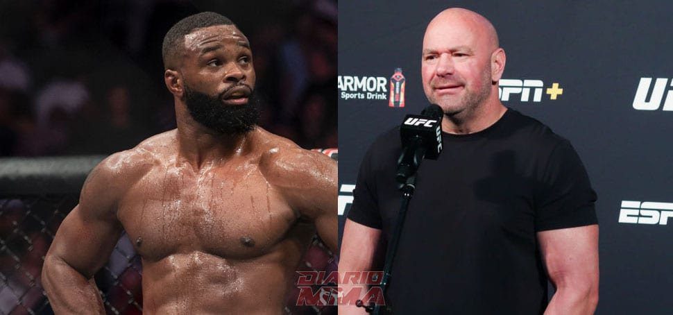 Dana White retiro Tyron Woodley