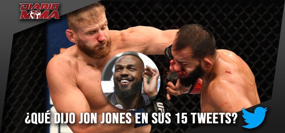 Jon Jones tweets Dominick Reyes