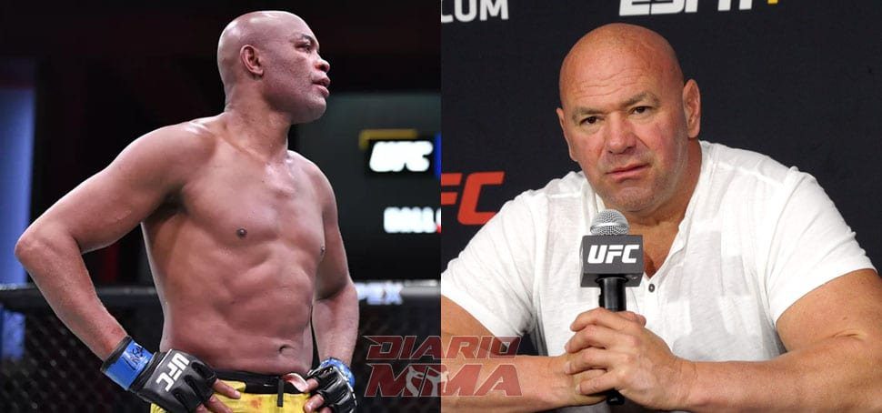 Dana White Anderson Silva