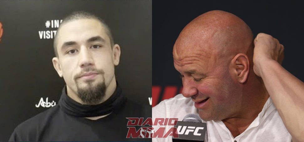 Robert Whittaker Dana White palabras Diario MMA