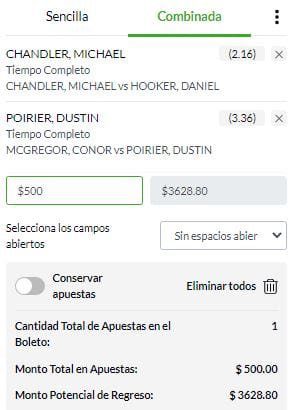 Combinada UFC 257