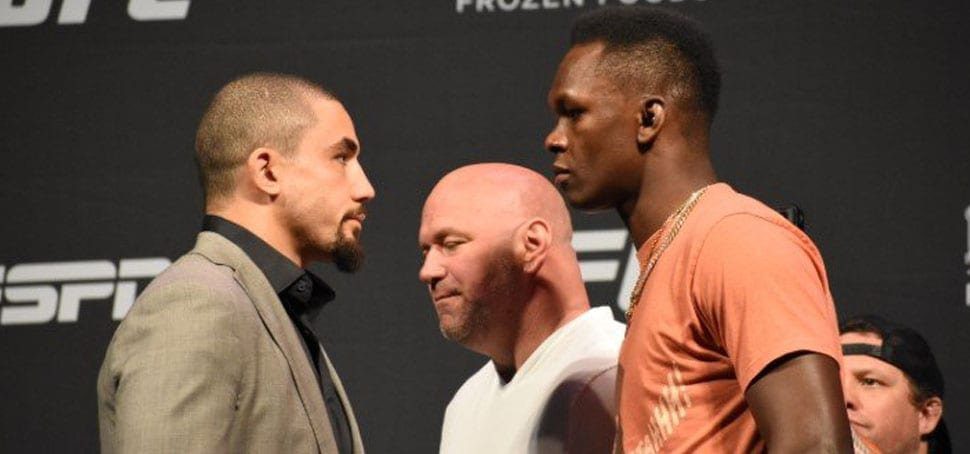 Robert Whittaker Israel Adesanya