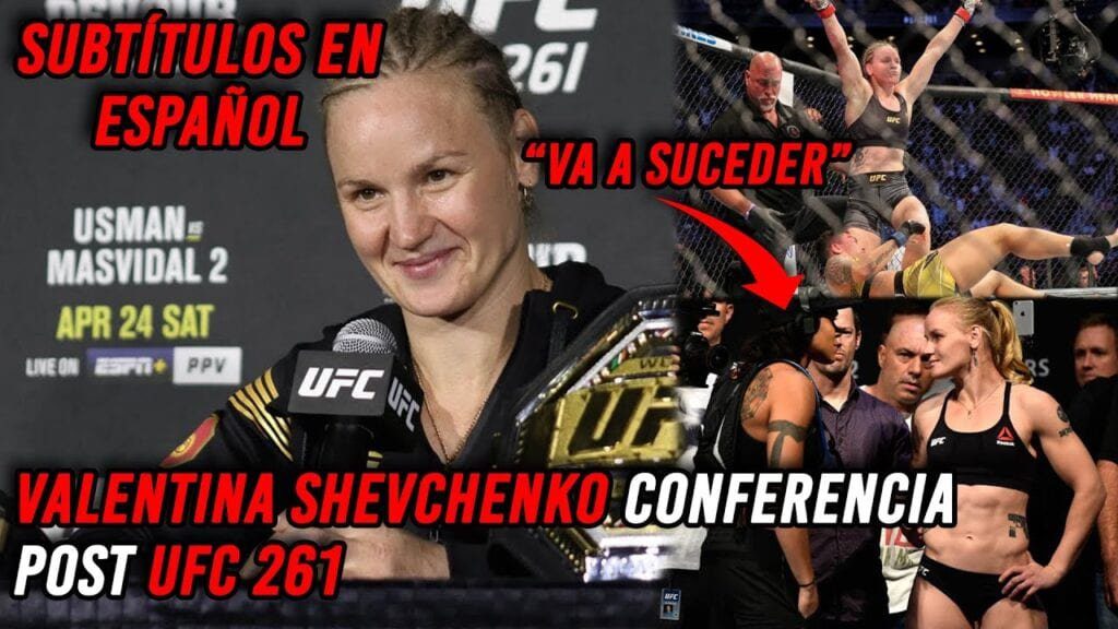 Valentina UFC 261 Press