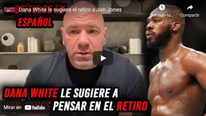 Dana White Jon Jones retiro