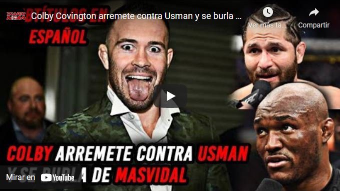 Colby Covington Usman Masvidal Diario MMA