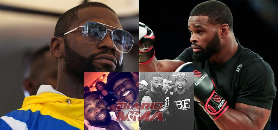 Floyd Mayweather Tyron Woodley