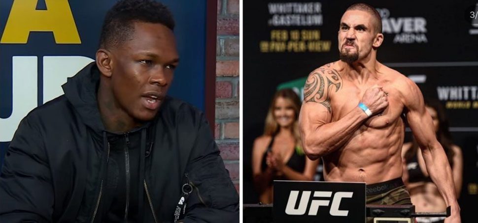 Israel Adesanya Robert Whittaker