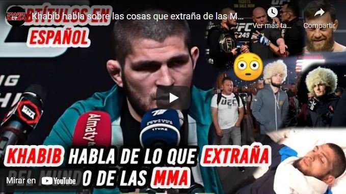 Khabib extraña