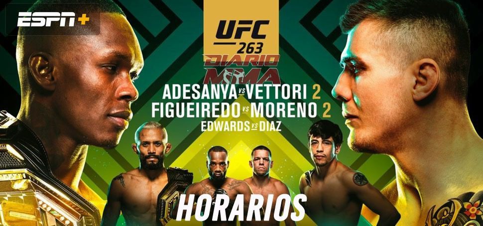 UFC 263 Horarios
