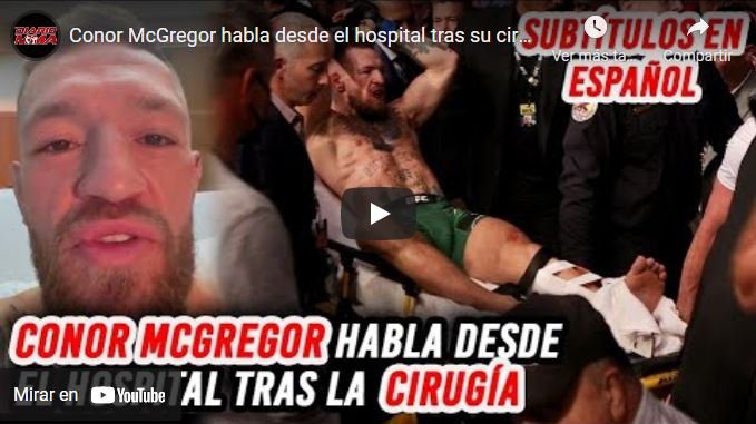 Conor McGregor hospital