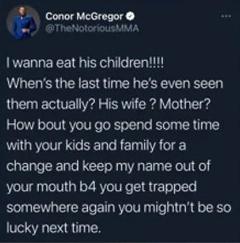 Tweet Conor