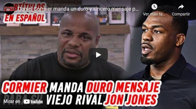 Cormier mensaje Jones