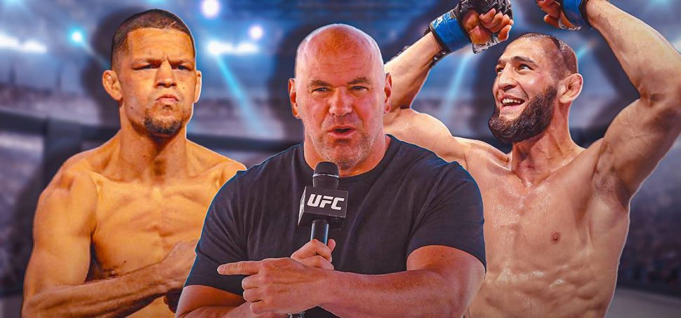 Dana White Khamzat Nate Diaz