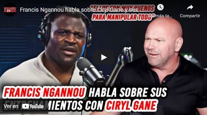 Francis Ngannou Dana White