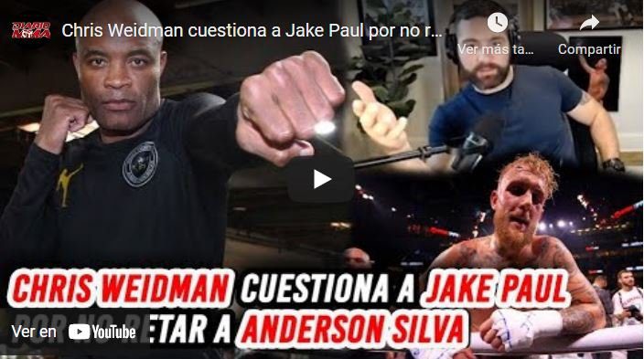 Weidman Jake Paul