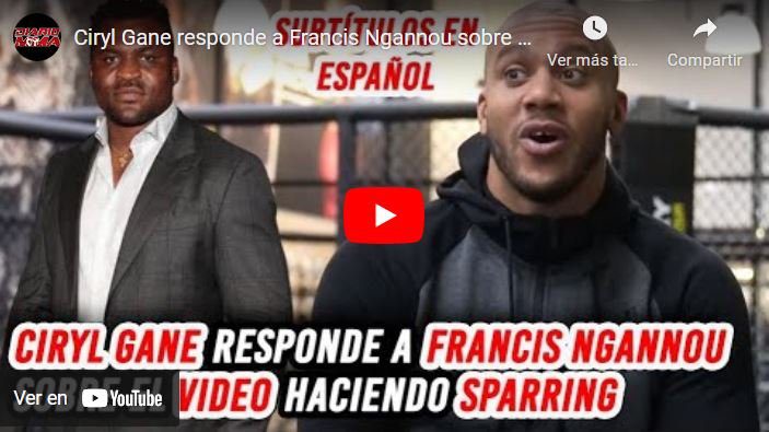 Ciryl Gane Francis Ngannou