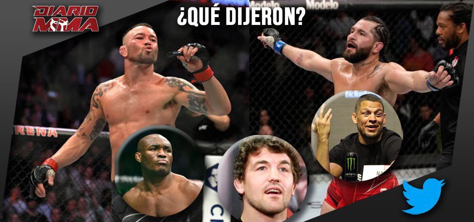 Masvidal Colby reacciones