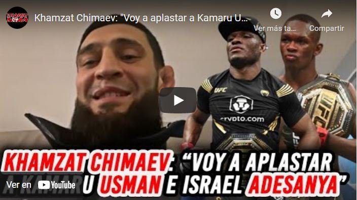 Khamzat Chimaev Burns Usman