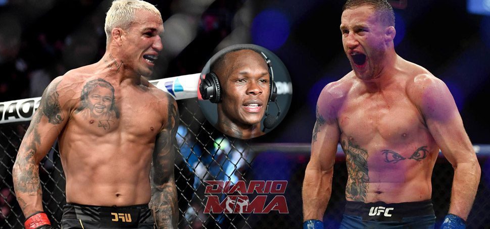 Israel Adesanya Charles Oliveira Justin Gaethje