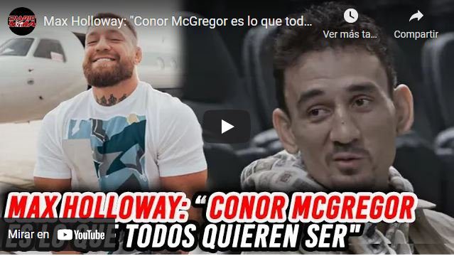 Max Holloway Conor McGregor video