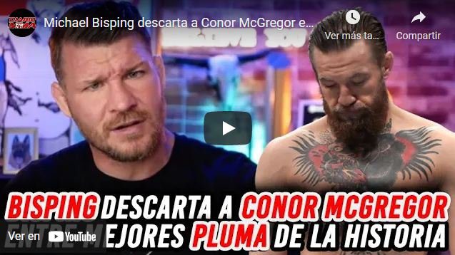 Michael Bisping Conor McGregor GOAT