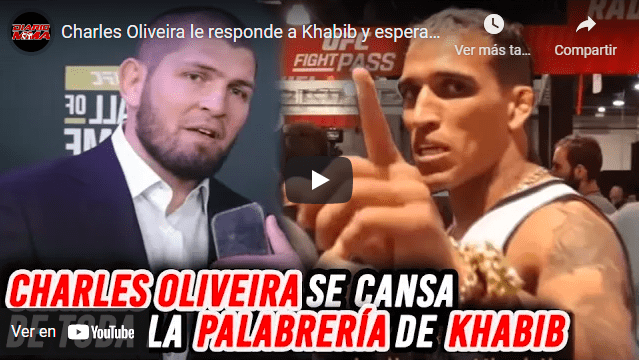 Charles Oliveira responde a Khabib