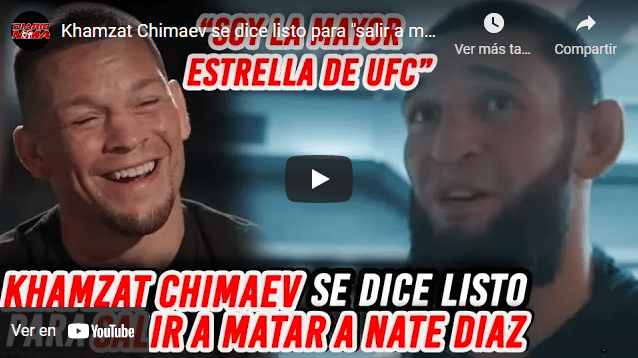 Khamzat Chimaev Nate Diaz