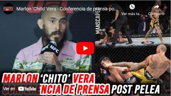 Marlon 'Chito' Vera Post pelea