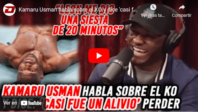 Kamaru Usman KO aftermath