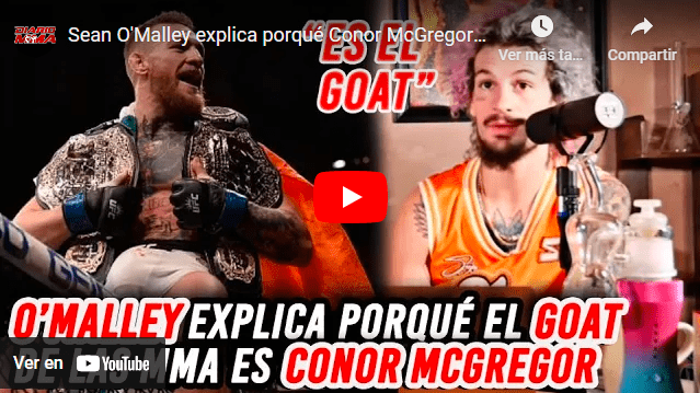 Sean O'Malley Conor McGregor GOAT